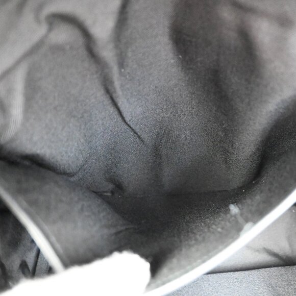 Saint Laurent Logo Zebra Backpack Bag Canvas Leather Yellow Black 85RL233 - Picture 11 of 16